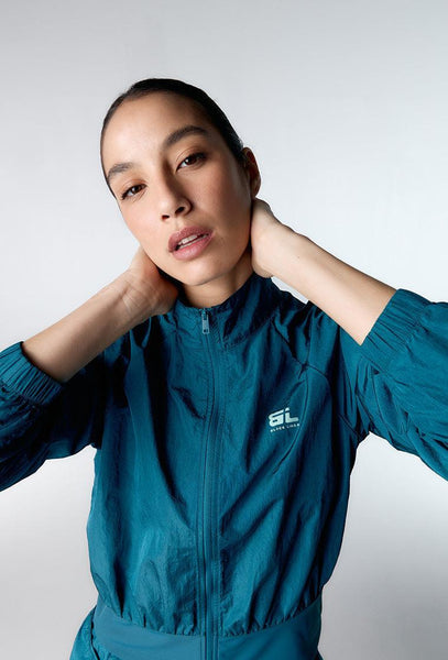 Cortavientos impermeable Boston - Teal-Black Limba