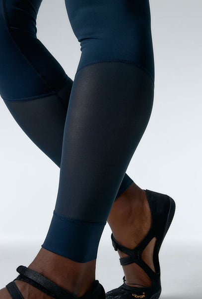 Legging deportivo compresivo Deep Line - Night Blue