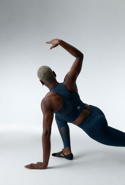 Legging deportivo compresivo Deep Line - Night Blue