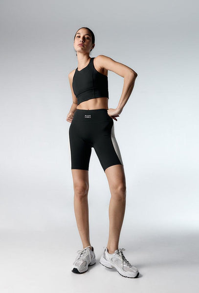 Short deportivo Synergy - Black & Cream-Black Limba