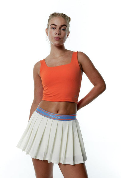 Falda pantalón deportiva Impulse - Cream & Persian jewel-Black Limba