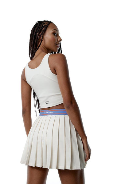 Falda pantalón deportiva Impulse - Cream & Persian jewel-Black Limba