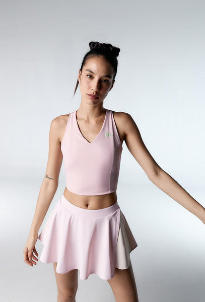 Falda pantalón deportiva Serena - Marshmallow & Cream-Black Limba