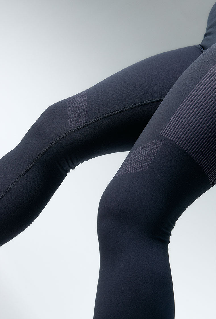 Legging deportivo seamless compresivo Flex form - Grey & lavender