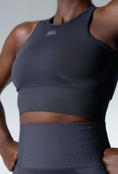 Sujetador deportivo de sujeción media Flex Form - Grey
