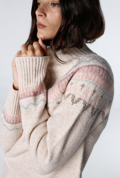 Jersey de punto Monix - Cream-Black Limba