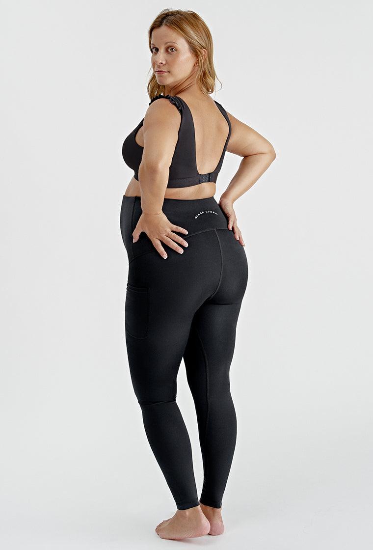 Legging Maternidad Ibai - Black-Black Limba