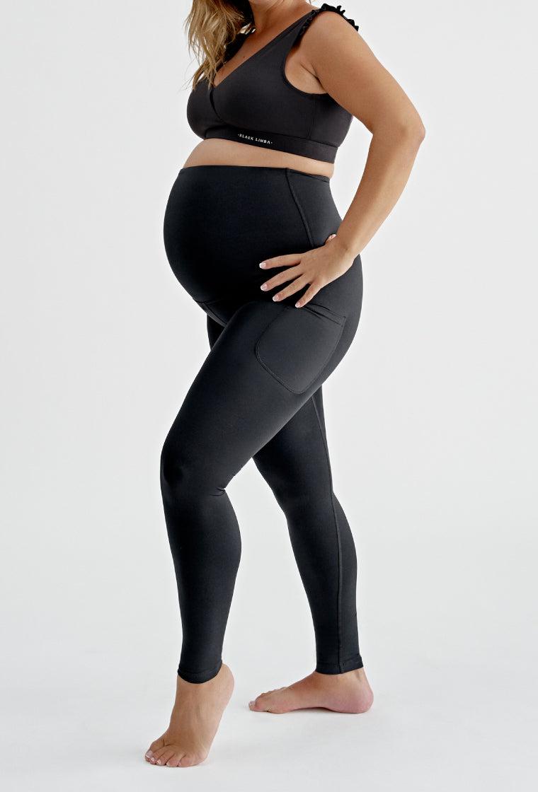 Legging Maternidad Ibai - Black-Black Limba
