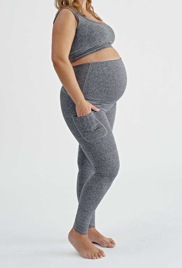 Legging Maternidad Ibai - Grey-Black Limba