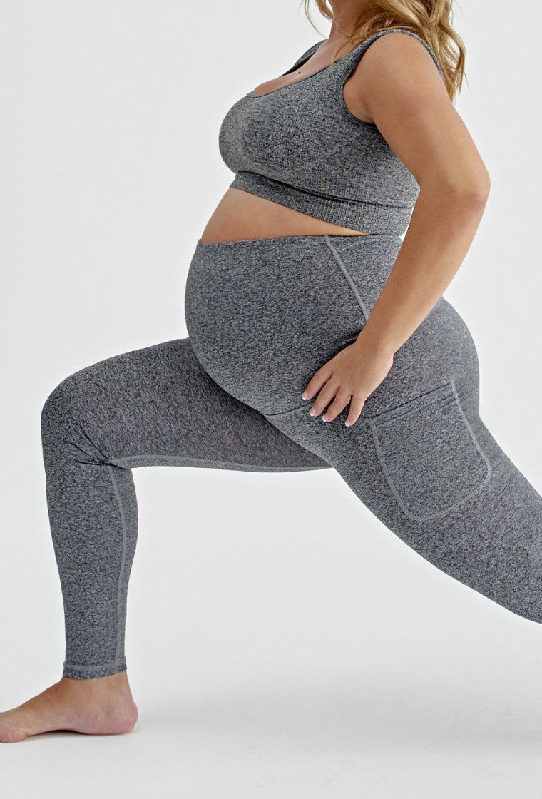 Legging Maternidad Ibai - Grey-Black Limba