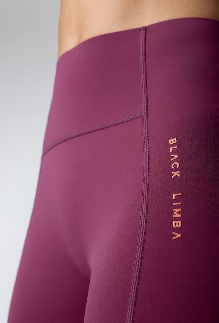 Legging deportivo Curve Line - Amaranth-Black Limba