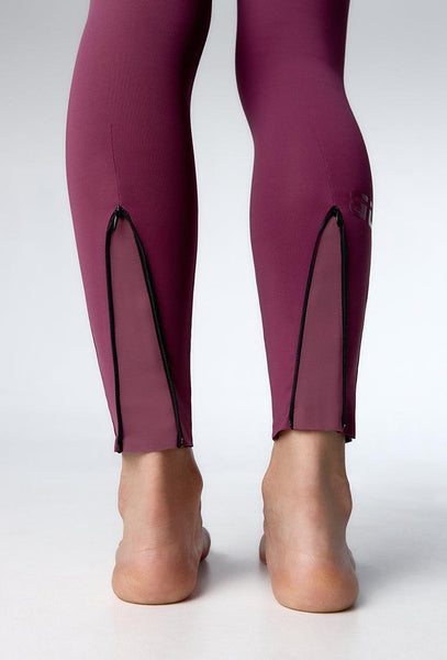 Legging deportivo Flexor - Amaranth-Black Limba