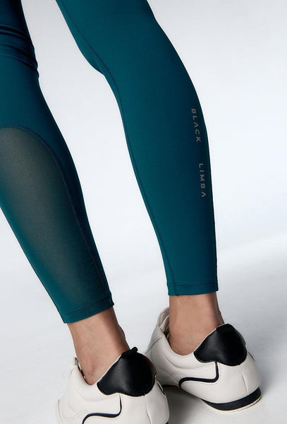 Legging deportivo Gilda - Peacock-Black Limba