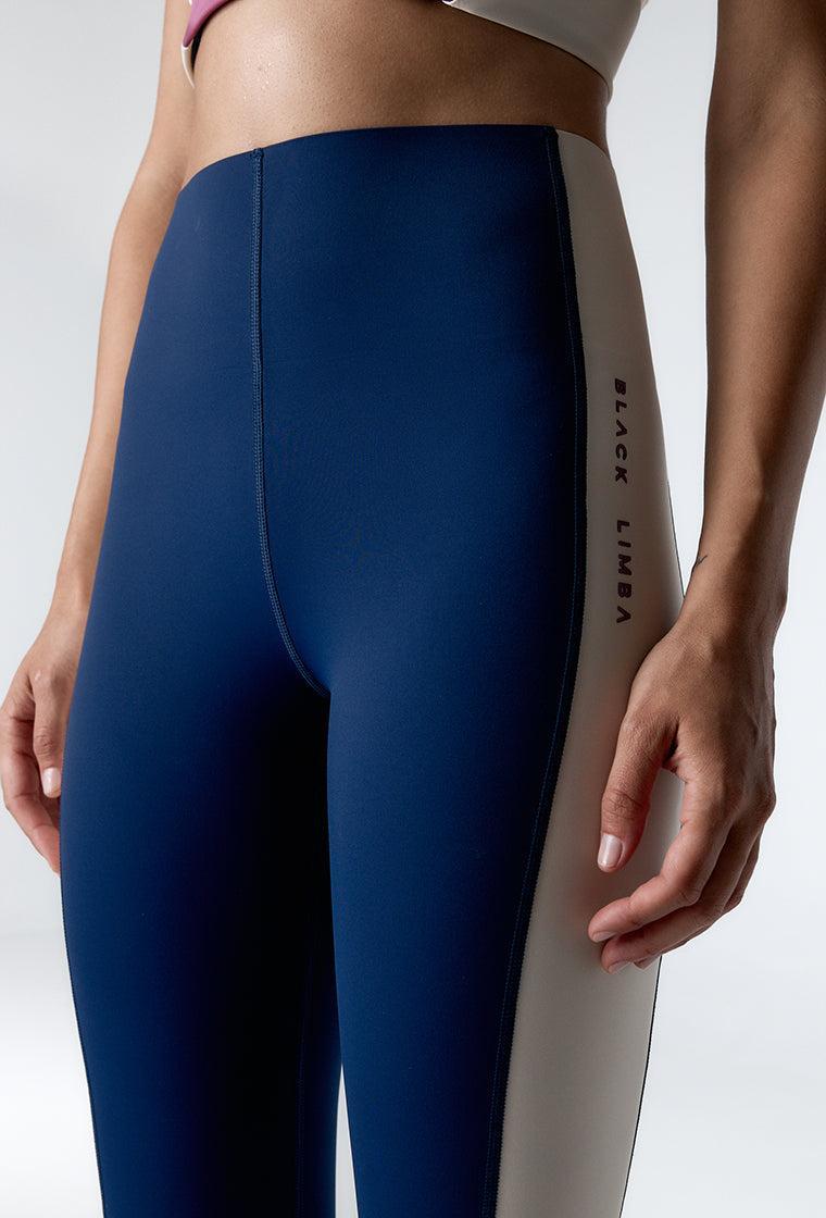 Legging deportivo Pace Line - Navy, Cream & Mauve-Black Limba