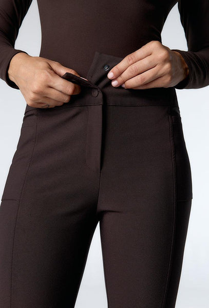 Legging deportivo Serra - Chocolate-Black Limba