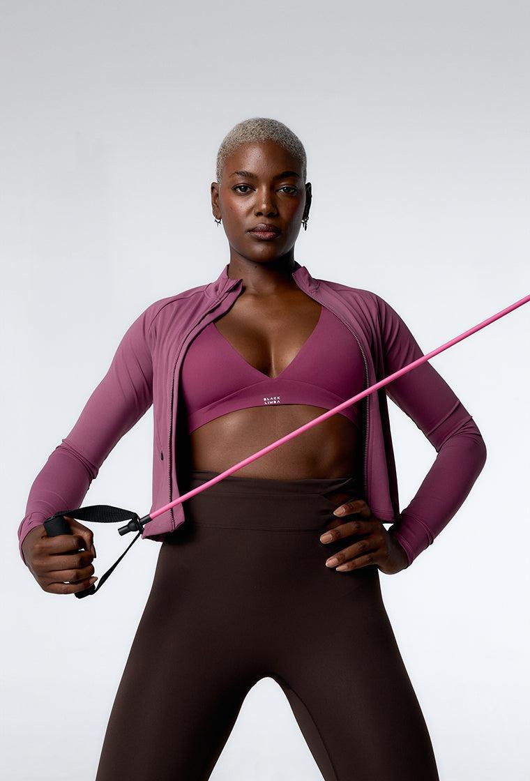 Legging deportivo Swan - Chocolate-Black Limba