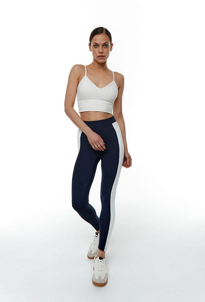 Legging deportivo Vega - Baltic Blue-Black Limba