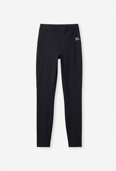 Legging deportivo alto impacto Race - Black-Black Limba