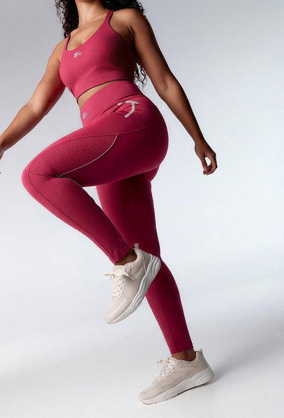 Legging deportivo alto impacto Sprint - Fucsia-Black Limba