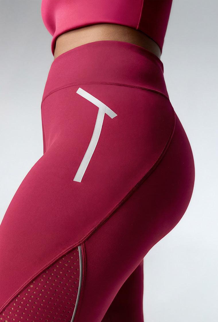 Legging deportivo alto impacto Sprint - Fucsia-Black Limba