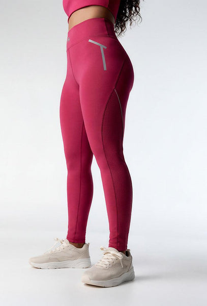 Legging deportivo alto impacto Sprint - Fucsia-Black Limba