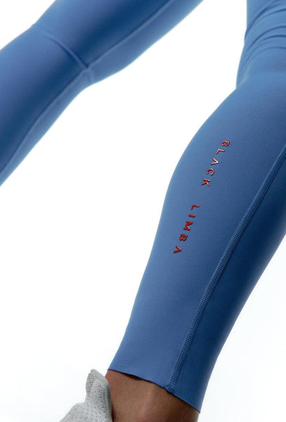 Legging deportivo bicolor EraFlex - Persian jewel & Coral-Black Limba