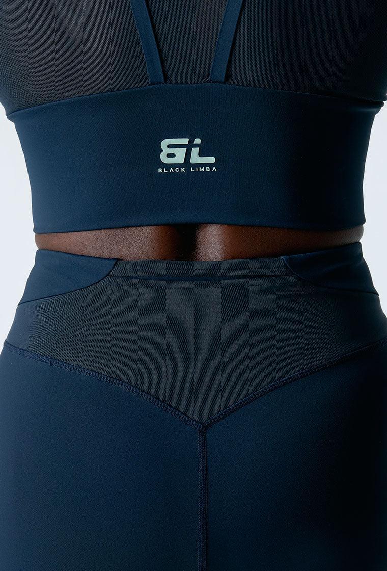 Legging deportivo compresivo Deep Line - Night Blue-Black Limba