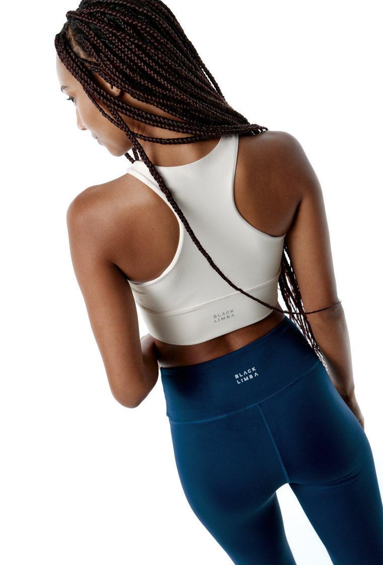 Legging deportivo compresivo Ica - Ocean blue-Black Limba