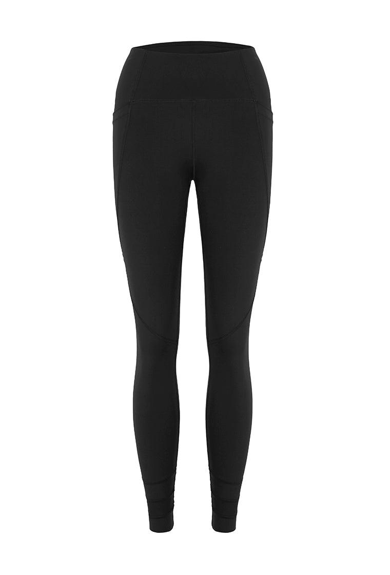 Legging deportivo compresivo recortable Diardi - Black-Black Limba