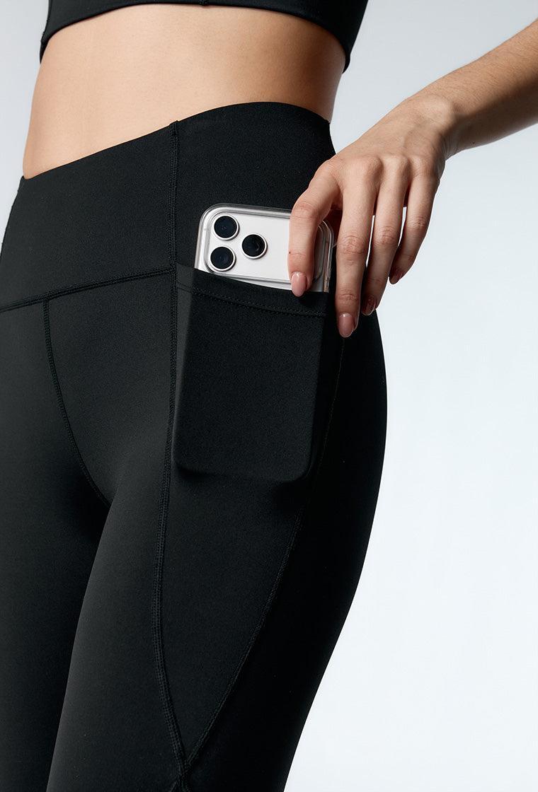 Legging deportivo compresivo recortable Diardi - Black-Black Limba