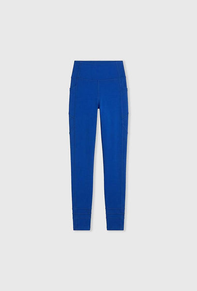 Legging deportivo compresivo recortable Diardi - Cobalto Blue-Black Limba