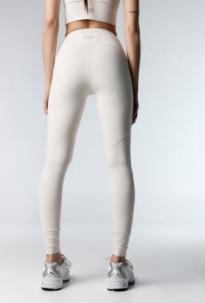 Legging deportivo compresivo recortable Diardi - Cream-Black Limba