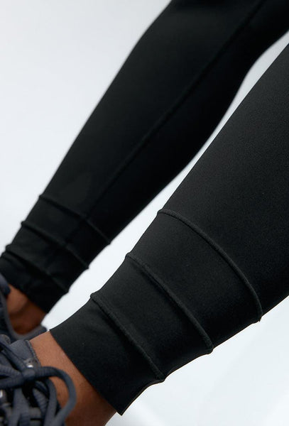 Legging deportivo compresivo recortable Ica - Black-Black Limba