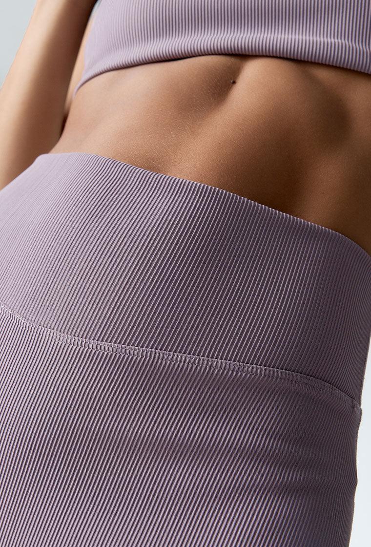 Legging deportivo flare Aura - Mauve-Black Limba