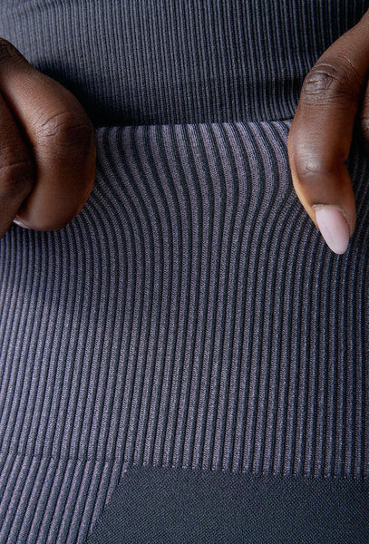 Legging deportivo seamless compresivo Flex form - Grey & lavender-Black Limba