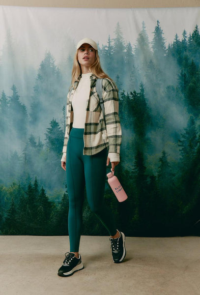 Legging térmico deportivo Power Tech - Teal-Black Limba