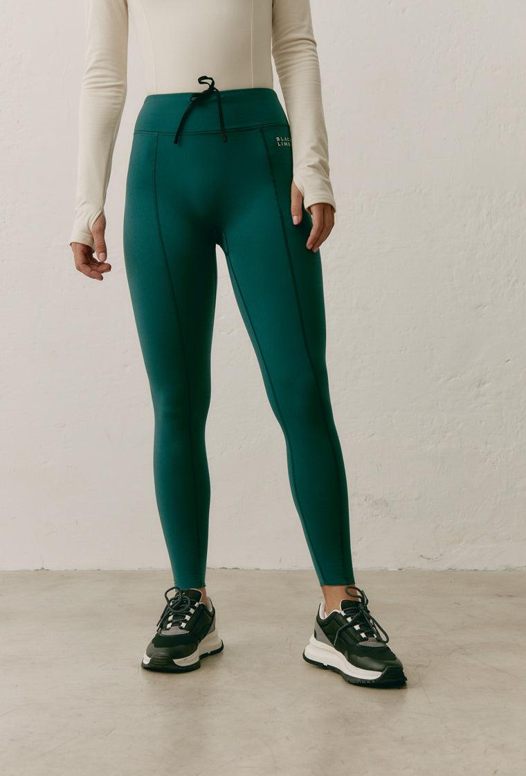 Legging térmico deportivo Power Tech - Teal-Black Limba