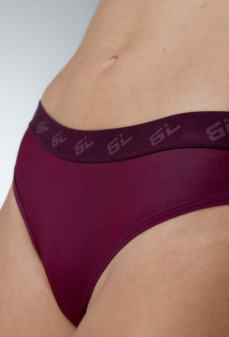 Braga Brasileña Mesha - Burgundy-Black Limba