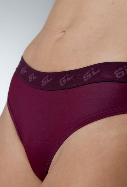 Braga Brasileña Mesha - Burgundy-Black Limba