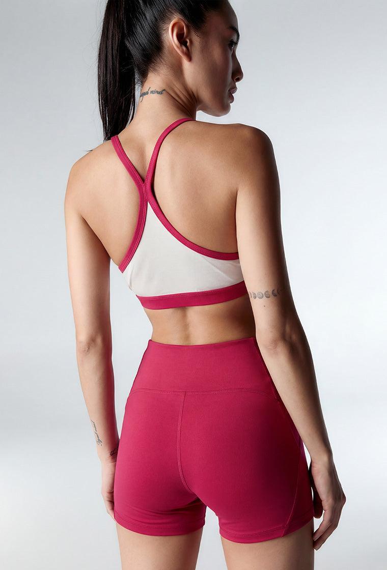 Mini short deportivo Sand - Fucsia-Black Limba