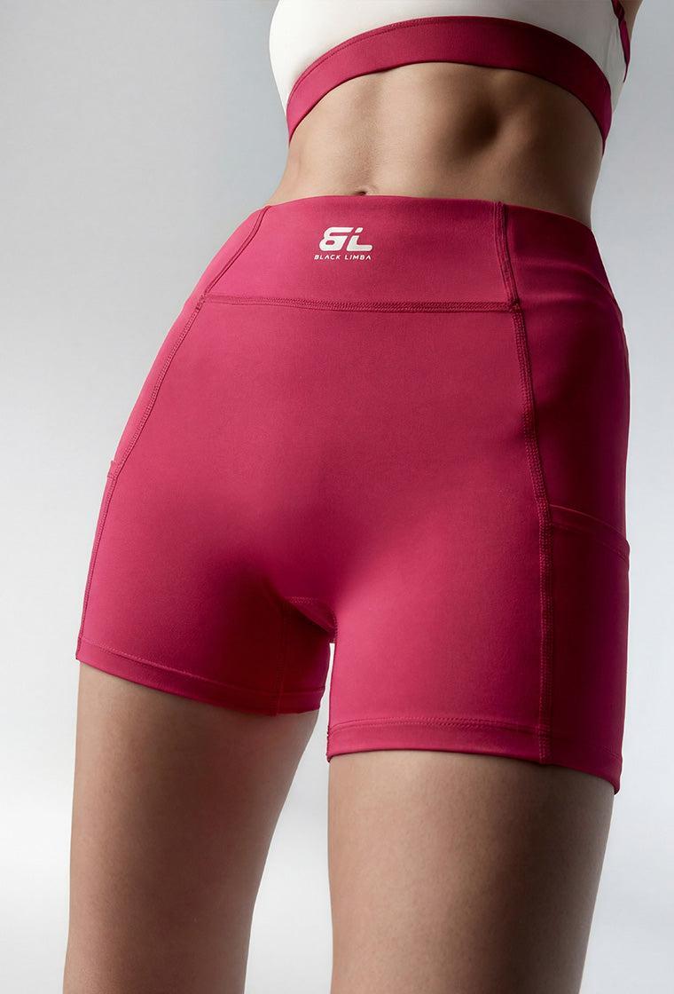 Mini short deportivo Sand - Fucsia-Black Limba