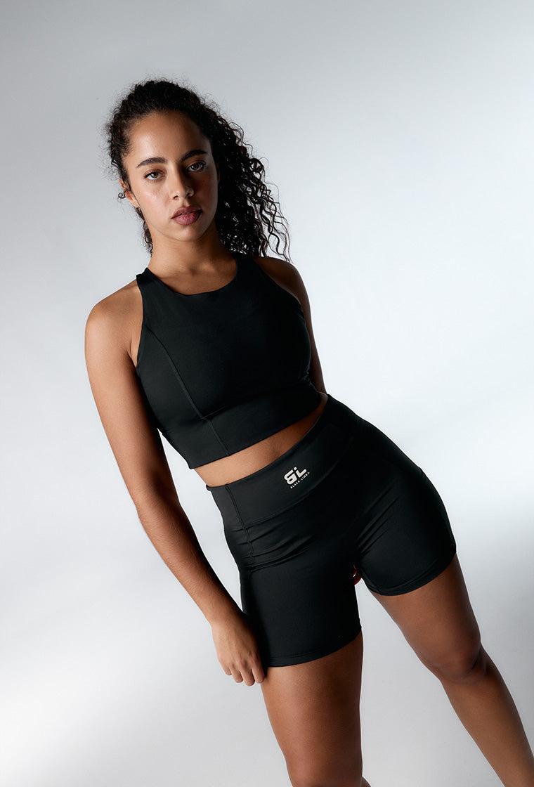 Mini short deportivo Sand - Negro-Black Limba