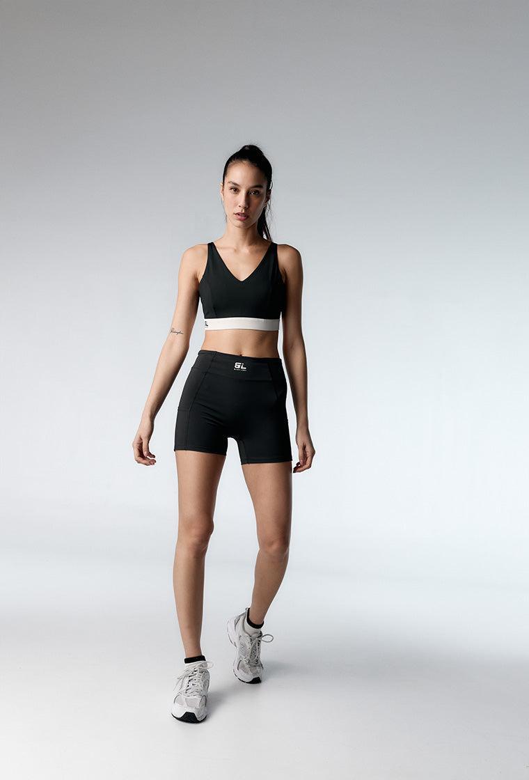 Mini short deportivo Sand - Negro-Black Limba