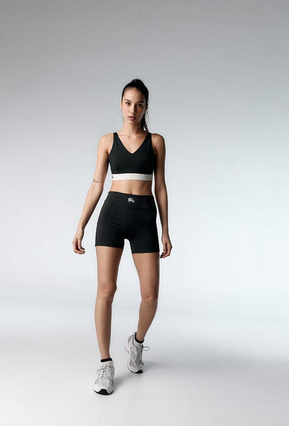Mini short deportivo Sand - Negro-Black Limba