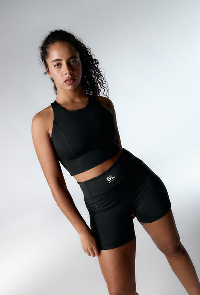 Mini short deportivo Sand - Negro-Black Limba