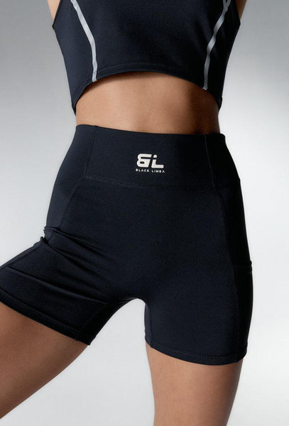 Mini short deportivo Sand - Negro-Black Limba