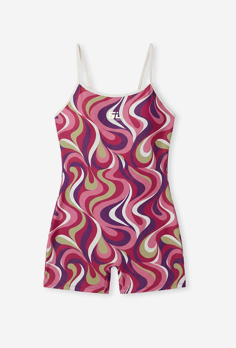 Mono Hiva - Burgundy print-Black Limba