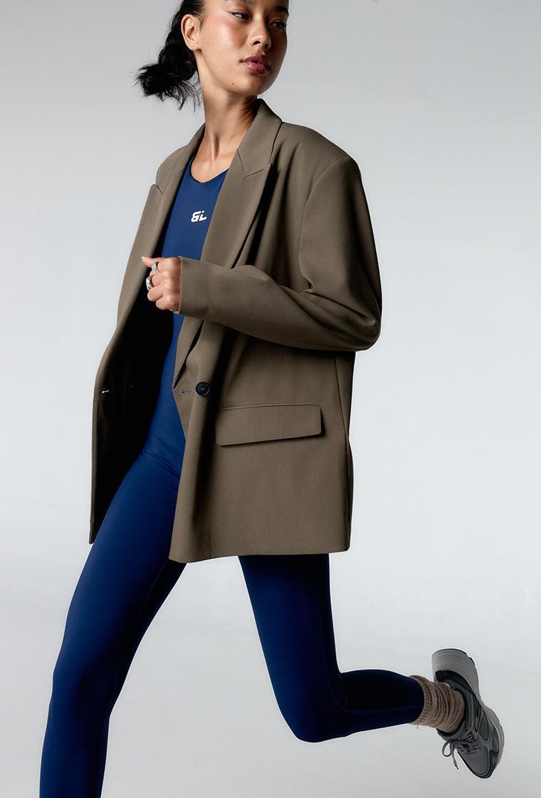 Mono deportivo recortable Leap - Navy & Cream-Black Limba