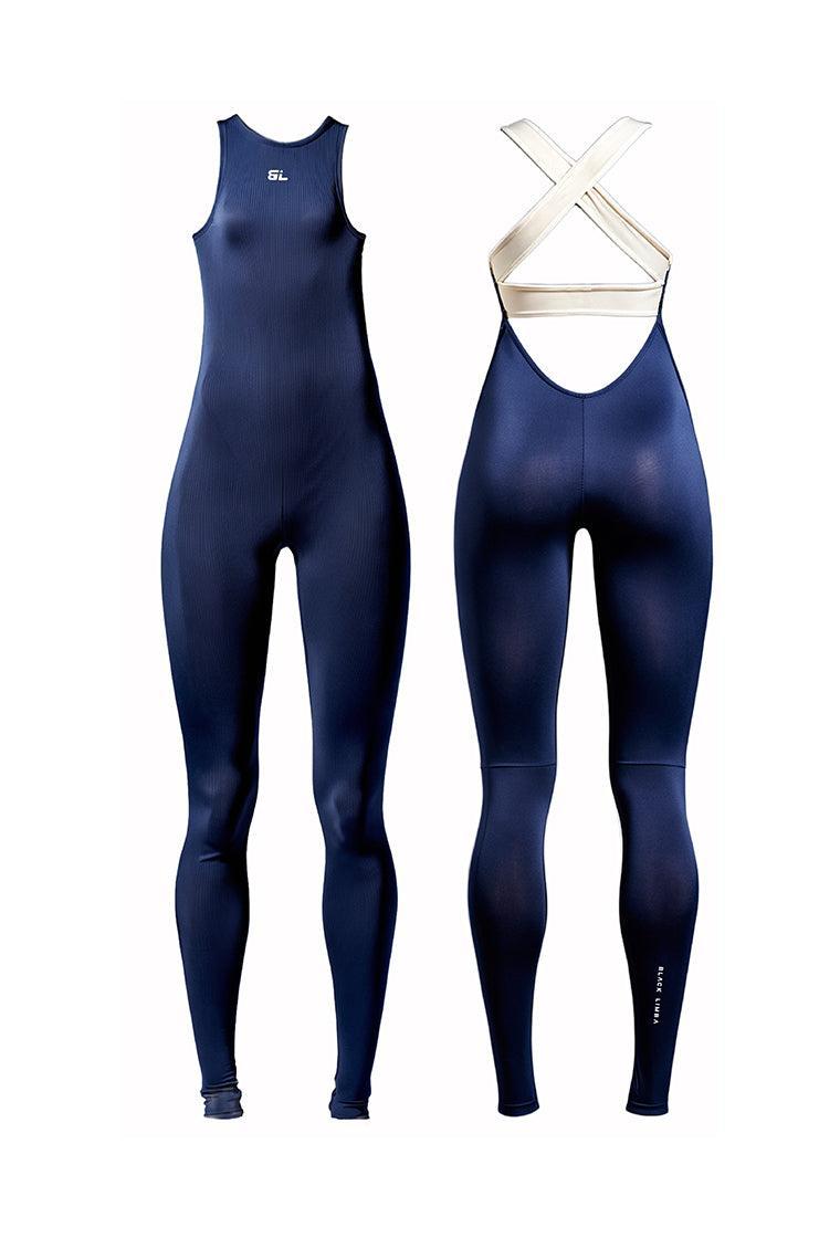 Mono deportivo recortable Leap - Navy & Cream-Black Limba