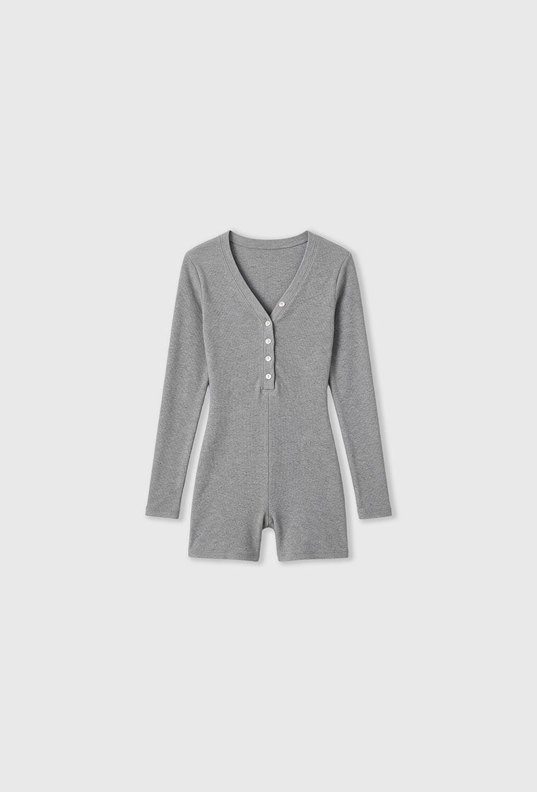 Pijama Mono Lisse - Grey